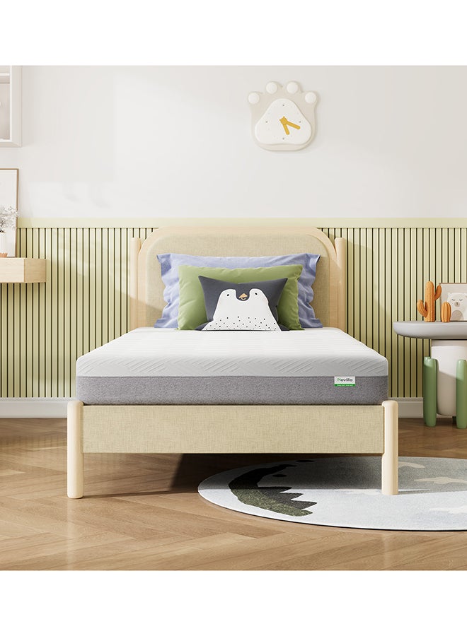 Novilla 90×200 cm Mattress, 6-Inch Gel Memory Foam Mattress for Cool Night Sleep & Pressure Relief, Medium Firm 90×200 cm in a Box, Bliss - Image 1